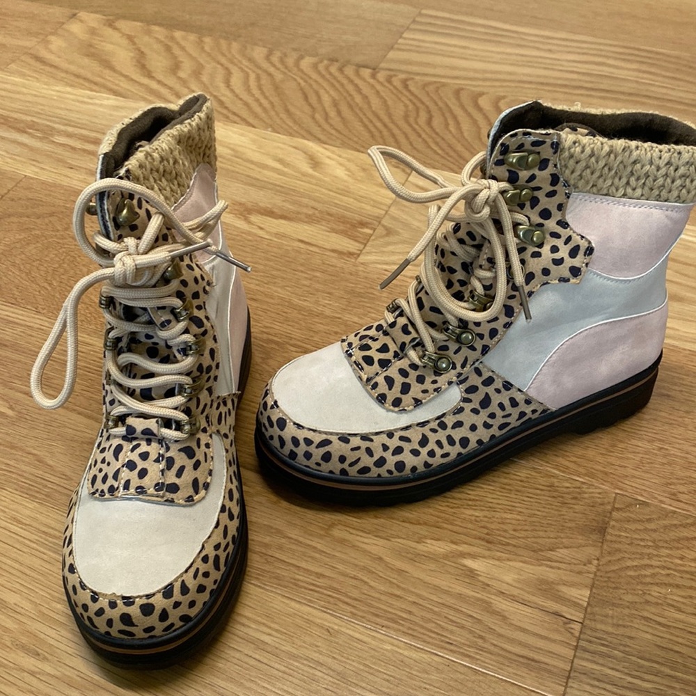 Cheetah booties